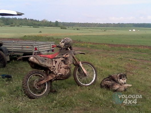 Чемпионат Вологодской области 2015 по кантри-кроссу на мотоциклах.